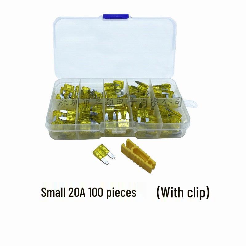 Car Fuse Box Set: Blade Fuses In Small, Medium, & Large (1A, 3A, 10A, 15A)