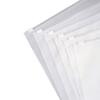 10/15Pcs Reusable Zipper Bag PE Frosted Transparency Plastic Waterproof Travel Packing For Clothes Underwear Classified