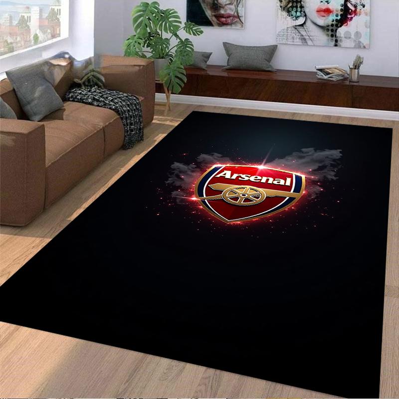 Arsenal Logo Designed floor mat, suitable as a non-slip mat for the living room or bedroom sofa