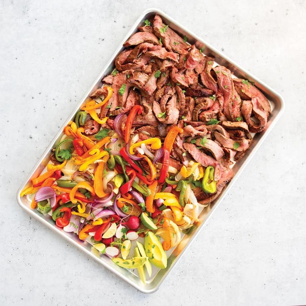 Extra Large Aluminum Cookie Baking Sheet Pan Commercial Duty Non Stick Surface Reinforced Rim Ideal Baking Cookies Bars Savory