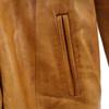 VERA PELLE Made In Italy Genuine Leather Leather Jacket S Camel Women Used