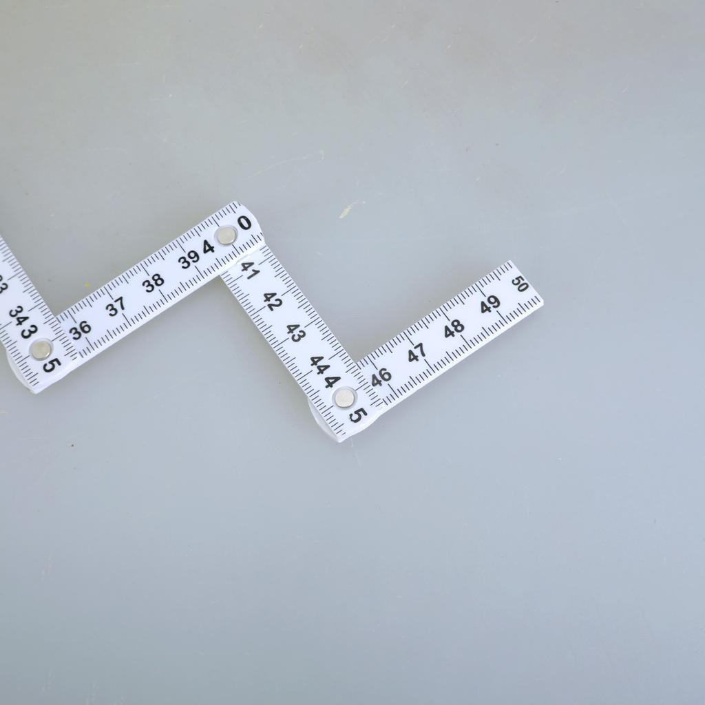 Sturdy Folding Rulers Keychain Compact Folding Ruler Keychains 50cm Length Ruler For Convenient Measurement