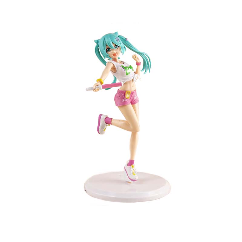 *Cute Anime Figure - Virtual Singer Hatsune Miku Manga Statue Pvc Action Figure Collectible20- 23Cmholiday Gifts Children'S Gif
