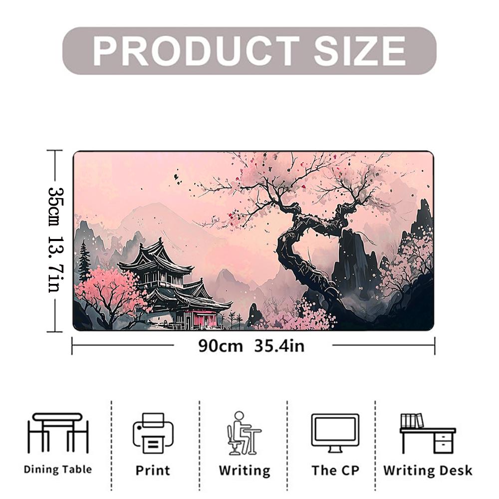Dreamy Pink & Purple Sky XL Mouse Pad | Upgrade Your Setup with This Durable, Smooth Desk Mat for Gaming and Office