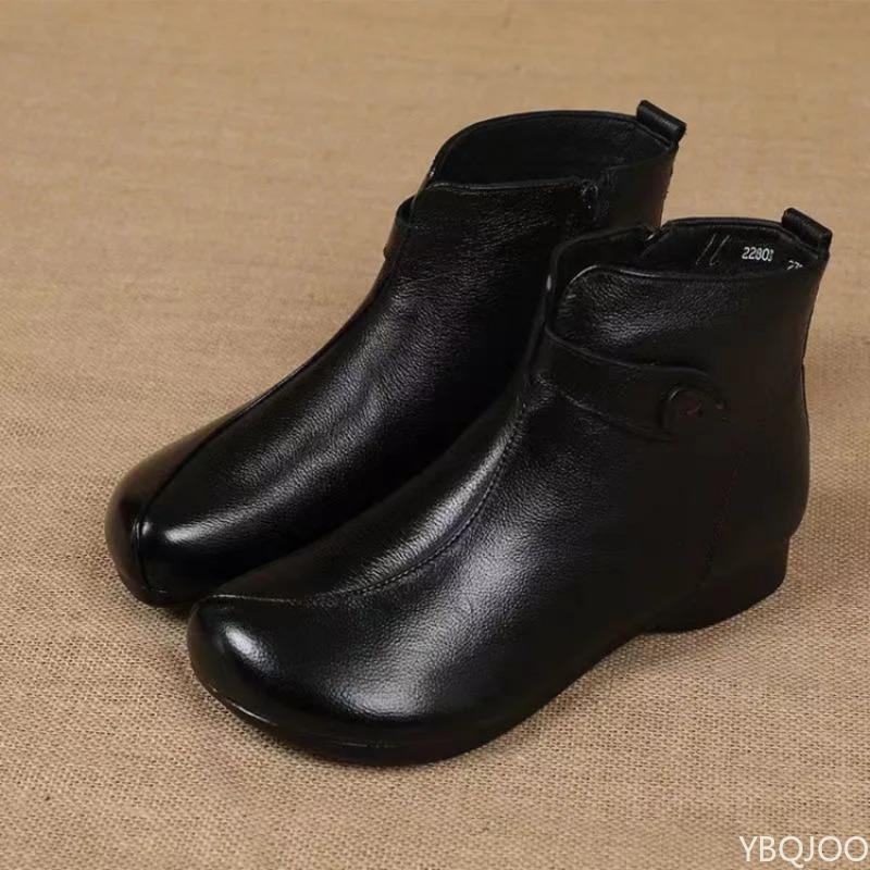 Fashion New winter cotton boots for women soft soles simple comfortable non slip wear-resistant versatile flat shoes for daily leisure