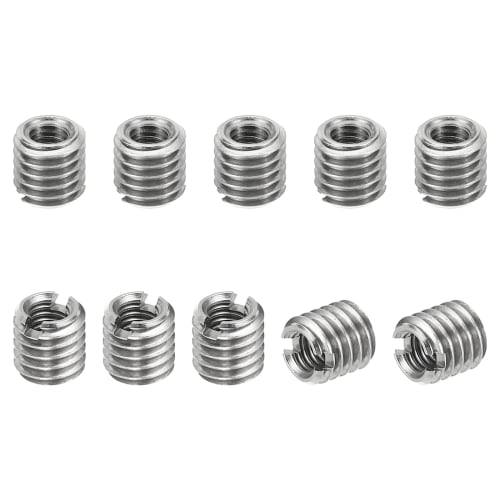 

PATIKIL 10-Piece Sleeve Reducer Nut Adapter, M5*0.8 Male to M3*0.5 Female, Insert Nut Thread Repair Reducer Conversion, Stainless Steel Fastener, 5mm