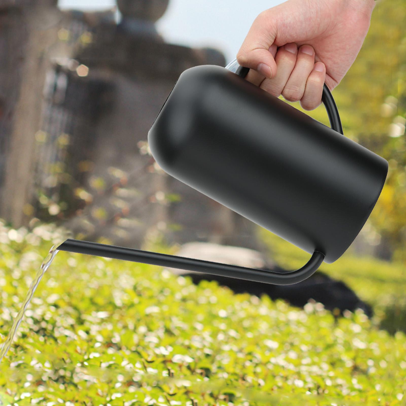 

1.5L Stainless Steel Long Spout Watering Can Pot for Garden Flowers Plants Bonsai Irrigation Tool