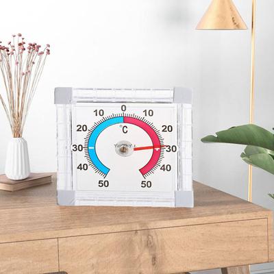 Yousheng Window Thermometer Waterproof Adhesive Indoor Outdoor Temperature Gauge High Accuracy Square Plastic Digital Thermometer