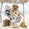 Bluey Family Adventure Beach Towel Soft Durable Quick-Dry Comfortable Lightweight