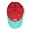 adidas Light Mesh Curved Visor Size Red Kids' Cap, 13,
