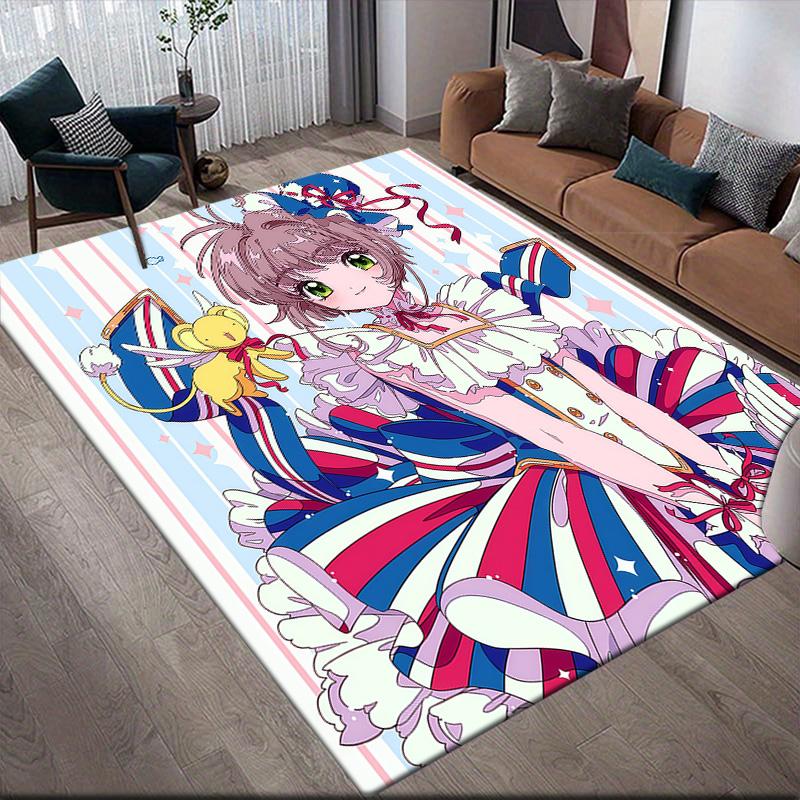 

Cardcaptor Sakura Kinomoto Sakura Collection Anti-Slip Rug, Rectangular Carpet Game Room & Sofa Area, Ideal Gift 60x90cm