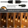 Sphoon Dimmable G40 LED String Lights 50FT/65FT Waterproof Connectable Vintage Fairy Light Chain for Patio Outdoor Decor