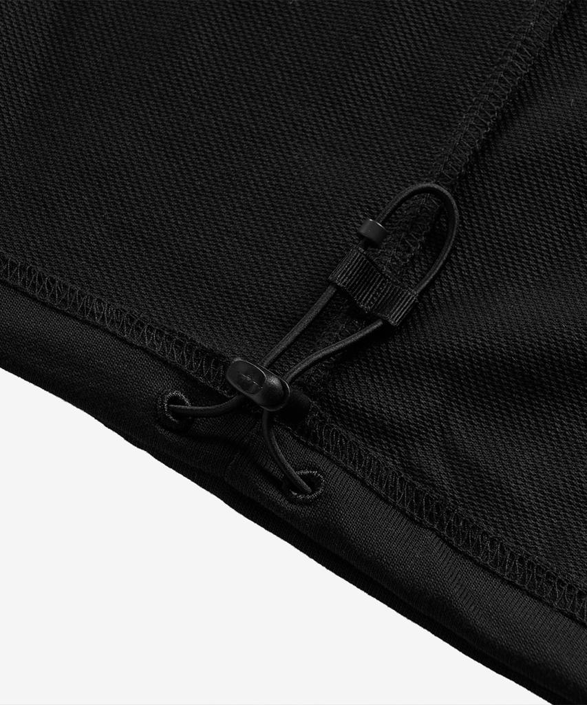 Nyuballanseu Nbmlg21443 / Uni Essential Summer Lightweight Side-Puck Over-Wide Pants (Black)