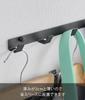 Yamazaki Smart Wall Compatible with W30 x D3 x Drywall Tweezers and Wood Smart Wall Wall Discreet Product Number 1569 Hook, W30, Black, Drywall,