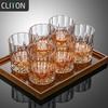 CLITON Glass Whiskey Drinkware Set