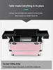 Professional Makeup Artist Multi-Layer Trolley: Large-Capacity Case for Tools, Nail Art, and Light Therapy Machine