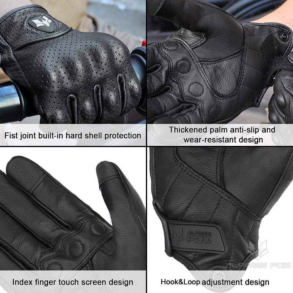 Motorcycle Locomotive Sheepskin Gloves