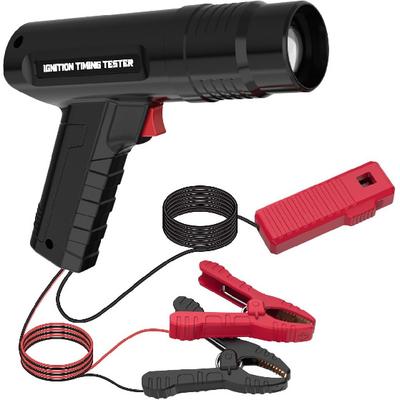 Timing Light 12V Ignition Timing Light Automotive Strong Flash Timing Lights With Sliding Sensor Clip,Long Test Lead, Reverse Polarity Protection,