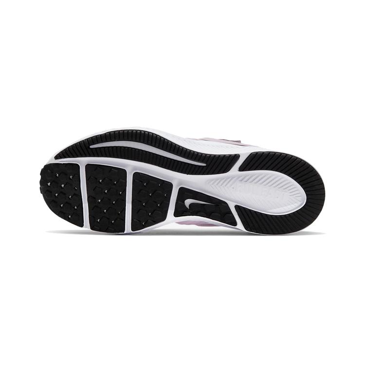 Nike Star Runner 2 Cushioning, Wear Resistant Low top Running Shoes White Purple Children Aged 3 7 Years Old AT1801-501