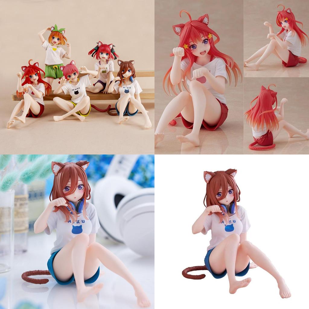 Exquisite Five Equal Parts Bride Home Wear Nino Miku Pvc Figurine For Anime Lovers