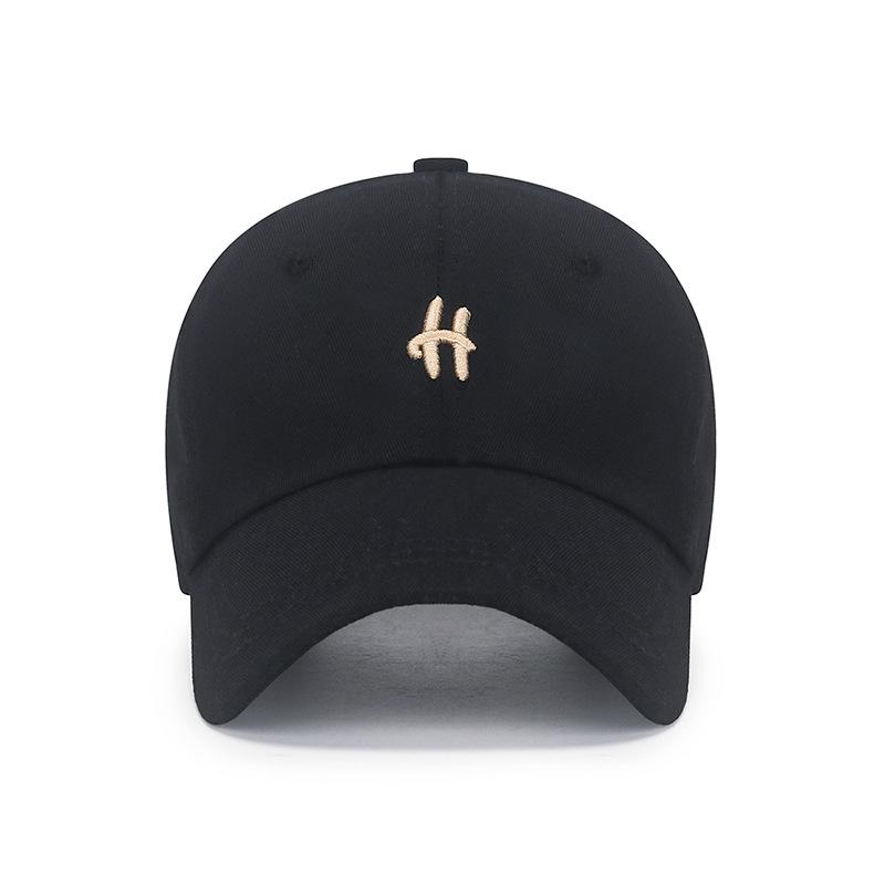 Soft-top Small-letter Baseball Caps for Young Students, Male and Female Sun Protection Baseball Caps, Street Sunshade Caps
