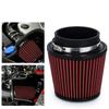 Neck 4" 100mm Universal Car High  Cold  Intake  Filter Power Intake  Inlet System  Head  Cleaner Red
