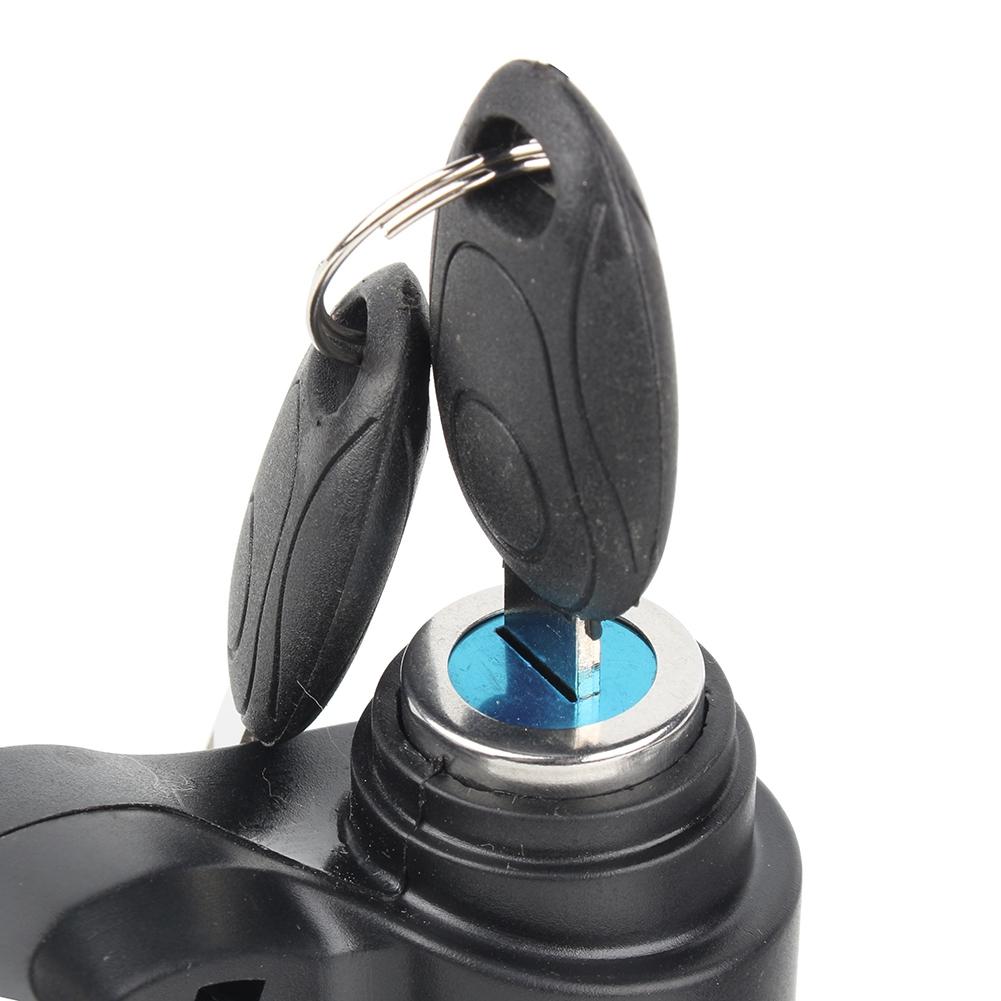 Throttle Voltmeter with Green Digital Voltage Display and Lock for E Bike Scooter Tricycle