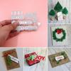 Christmas Tree Garland Cutting Dies Stencil Set Scrapbook DIY Paper Craft Gift