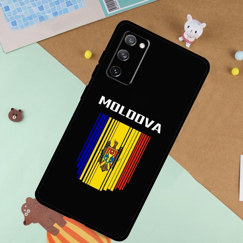 Moldova Flag Soft Case For Samsung Galaxy S24 Ultra S9 S10 S20 S22 S23 Plus S21 FE S25 Ultra Funda Cover