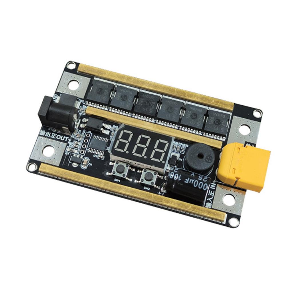 99 Gear Spots Welder 24V Digital Power Adjustable Spots Welding Pen Control Board Sheet For 18650 Lithium Batteries
