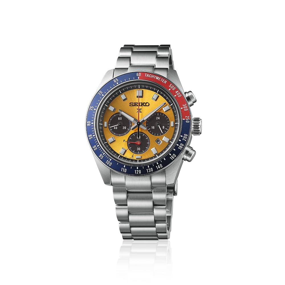 [Hodinky Seiko] Náramkové hodinky PROSPEX SPEEDTIMER Solární chronograf Velké SBDL117 Pánské Stříbrné