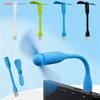 1/2PCS USB Cooling Fan Electronic Gadget Ventilador Led Usb Mini Ventilator Portable Flexible Cooler For Laptop Power Bank