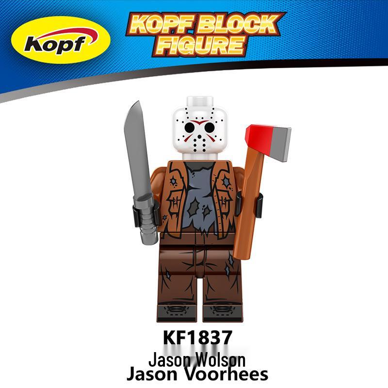 Halloween Pumpkin Zombie Minifigure Building Blocks Toy Set KF6175 6176 PG8171 PG8174.