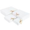 5Pcs White Kraft Paper Gift Box Wedding Birthday Party Hnadmade Cookie Candy Storage Packaging Box Christmas Decoration for Home