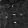 Motorcycle Vest Hood Genuine Cow Men Leather Sleeveless Jacket Biker Riding Vests Men's Genuine Leather Waistcoat Spring