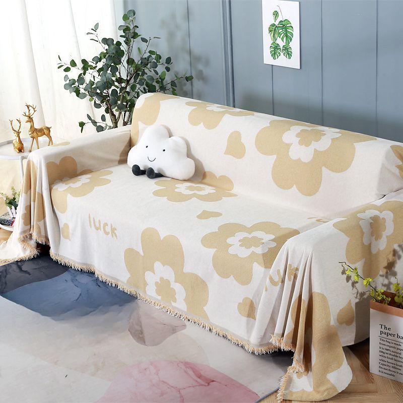 Sofa Cover Cloth Four Seasons Universal Sofa Towel Full Covered Sofa Blanket Sofa Cover Full Coverage Dust Cloth Anti-Cat's Paw