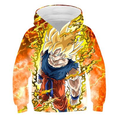 Moderna vīriešu personalizēta multfilma japāņu anime Dragon Ball sērija ar 3D drukātu bērnu jaka 2024. gada rudens džemperis ar kapuci