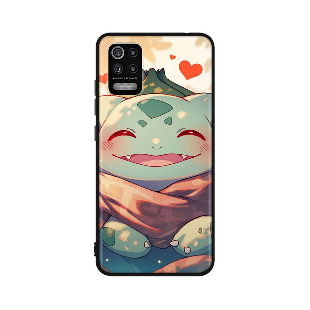 CT57 Pokemon Case for iPhone 16 15 Plus 14 13 12 11 Pro 8 7 6S 6 SE 5S X XR XS Max Realme C30 C33 C31 9I Huawei P30 Black Sofe Cover