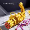 Бластер-гармата Gatling з 7 стовбурами, іграшковий пістолет з м'якими кулями, безпечна іграшка для гри на вулиці, стрільба, для хлопчиків, дітей, зняття стресу