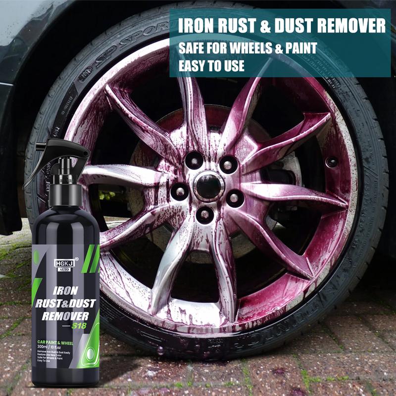 HGKJ Car Paint & Wheel Iron Partículas em Pó Limpeza Super Rust Dust Remover Spray Metal Surface Defender Auto Rim Cleaner