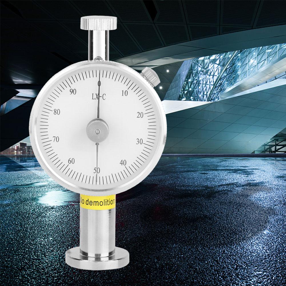 C Type Hardness Tester Durometer Meter For Synthetic Rubber Measuring LX C 2