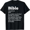 New Limited Funny Atheist Anti-Religion Atheism Bible T-Shirt