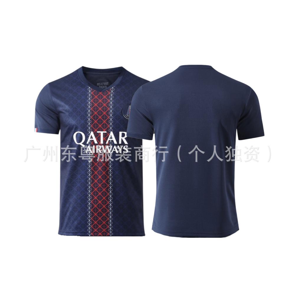 New Real Madrid Mbappe Liv Barcelona Man into Miami Jersey Adult Football Suit Club Short Sleeve Shirt