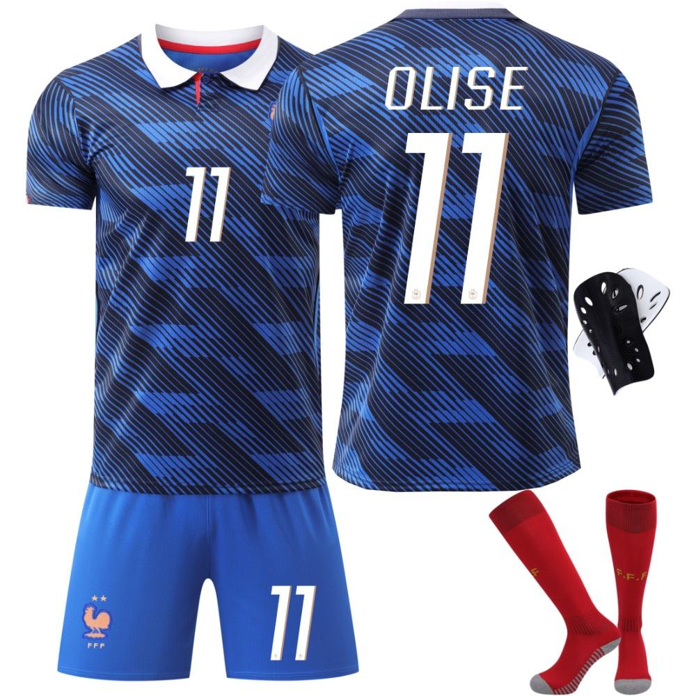 Neue Saison Fußball Frankreich Trikot Set #11 Olise