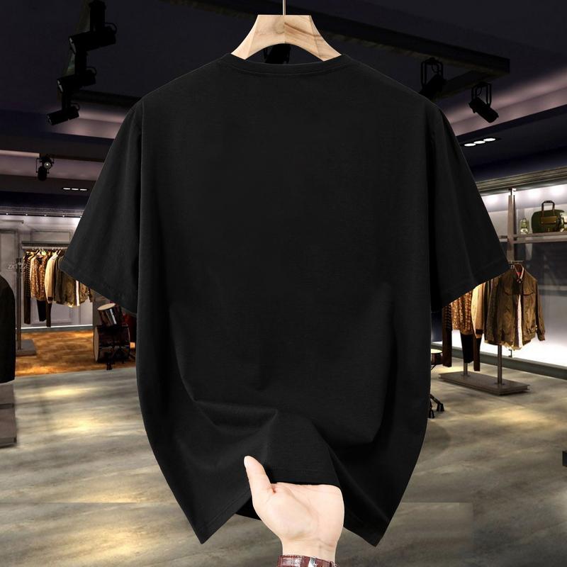 T-shirt Taglie Forti 4XL-12XL da Uomo Abbigliamento Vintage Moda T-shirt Estive Oversize Manica Corta