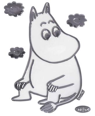 Meibo Moomin Emblem Sticker Silver FS008