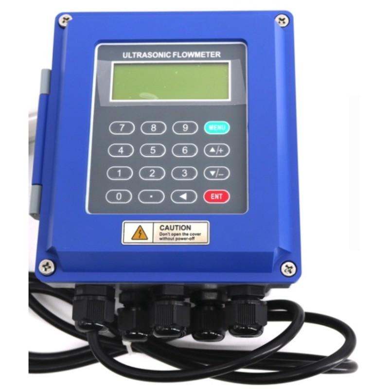 TUF-2000B Wall Mounted Clamp On Ultrasonic Flowmeter Portable Digital Water Liquid Flow Meter