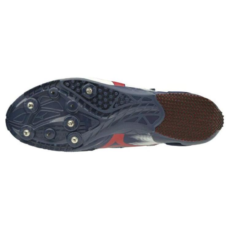 Mizuno GEO SPRINT 4 Cushioning, Wear Resistant Low top Running Shoes Unisex Red Blue White U1GA201018