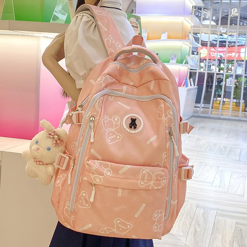 Elementary School Girls Junior High School Students High School Students College Boys Backpack Printed Backpack