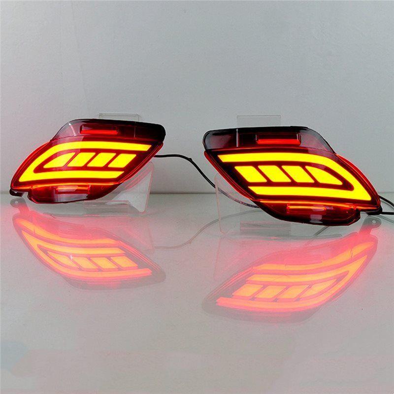 Sequential Turn Signal Brake Tail Light LED Rear Bumper Reflector For Lexus RX350 2009- 2015 Auto Accessories